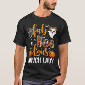 Leopard Fab Boo Lous Lunch Lady Matching Group Tee T-shirt (Voorkant)