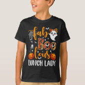 Leopard Fab Boo Lous Lunch Lady Matching Group Tee T-shirt (Voorkant)