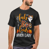 Leopard Fab Boo Lous Lunch Lady Matching Group Tee T-shirt (Voorkant)