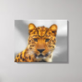 Leopard Face Canvas Afdruk (Voorkant)