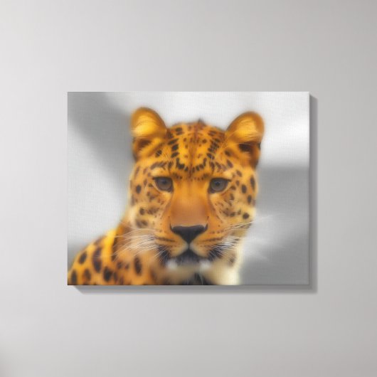 Leopard Face Canvas Afdruk (Voorkant)