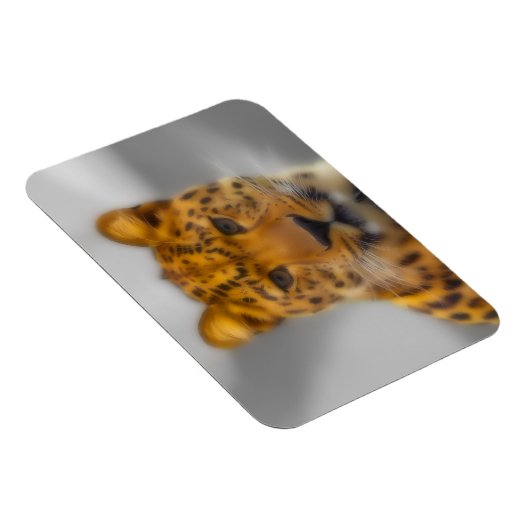 Leopard Face Magneet (Rechterzijde)