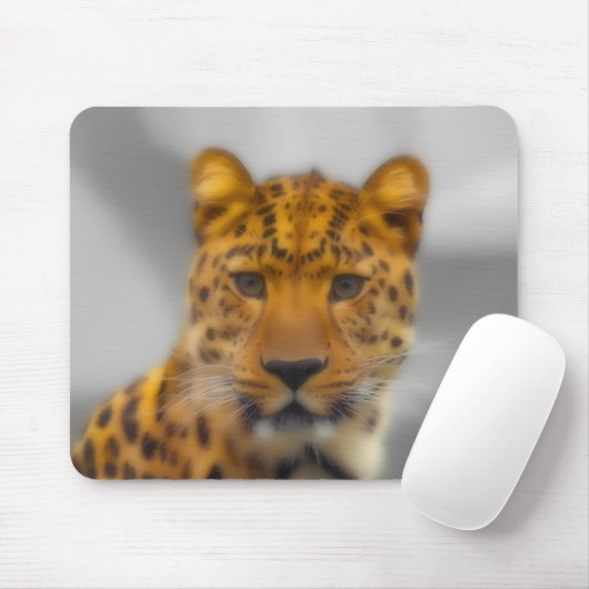 Leopard Face Muismat (Met muis)