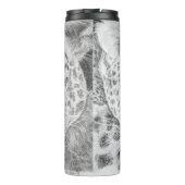Leopard Face Thermal Tumbler Thermosbeker (Achterkant)