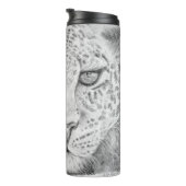 Leopard Face Thermal Tumbler Thermosbeker (Geroteerd rechts)