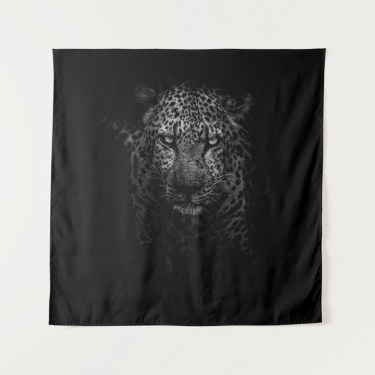 LEOPARD FACE WANDKLEED (Voorkant)