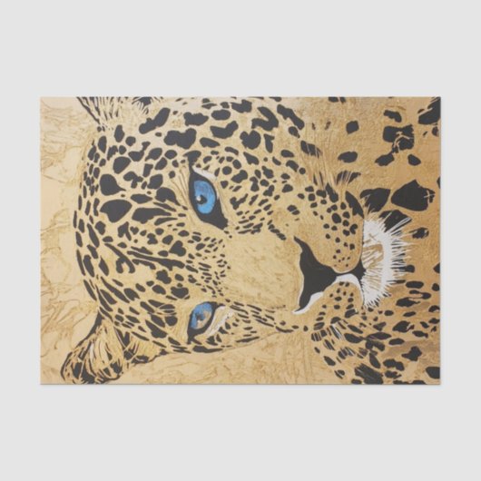 Leopard Fantasy3 Tissuepapier (Voorkant)