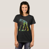 Leopard Fantasy Robot Artwork Zoo Animal Tiger T-shirt (Voorkant volledig)