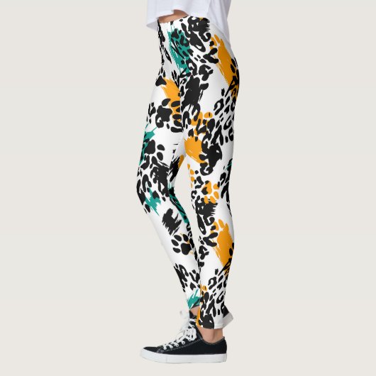 Leopard Fawn Texture – Stijlvolle vrouwen Leggings (Links)