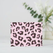 Leopard Feestdagenkaart (Staand voorkant)