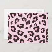 Leopard Feestdagenkaart (Voorkant / Achterkant)