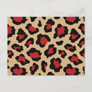 Leopard Feestdagenkaart