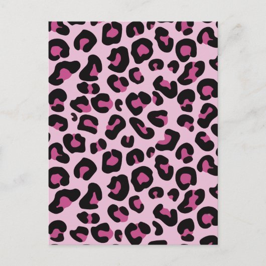 Leopard Feestdagenkaart (Voorkant)