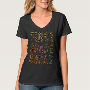 Leopard First Grade Squad Hello 1st Gr Vintage Pin T-shirt