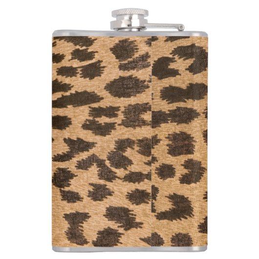 Leopard Flask Heupfles (Achterkant)