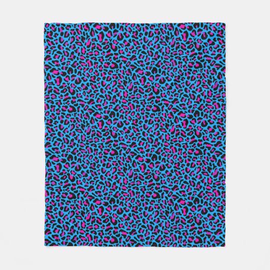 Leopard Fleece Deken (Voorkant)