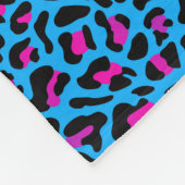 Leopard Fleece Deken (Hoek)