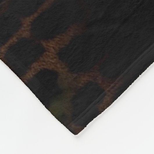 Leopard Fleece Deken (Hoek)