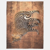 Leopard Fleece Deken (Voorkant)