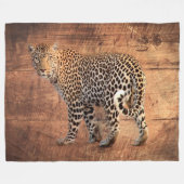 Leopard Fleece Deken (Voorkant (Horizontaal))
