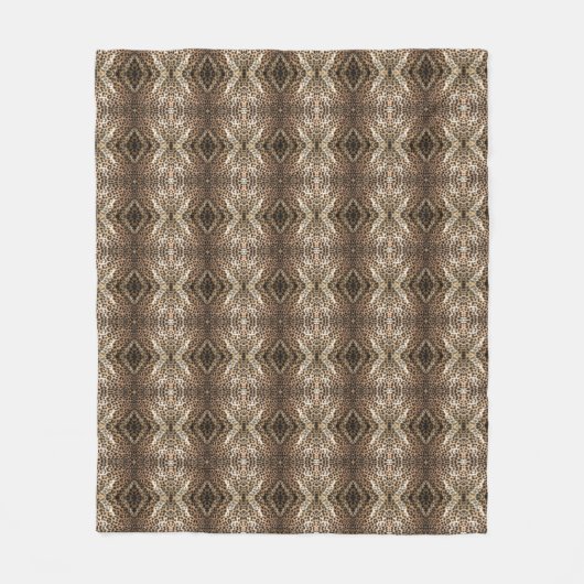 LEOPARD FLEECE DEKEN (Voorkant)