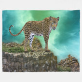 Leopard Fleece Deken (Voorkant (Horizontaal))