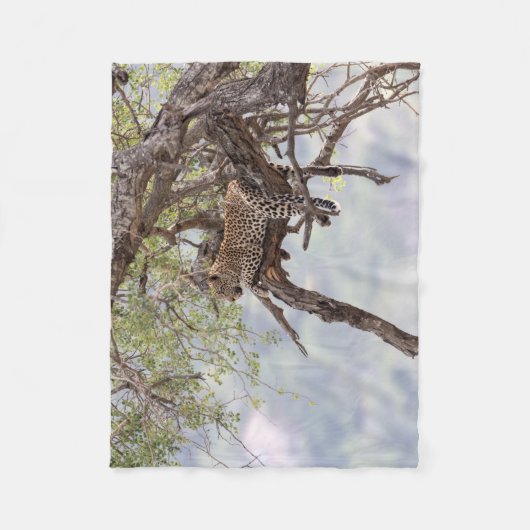 Leopard Fleece Deken (Voorkant)