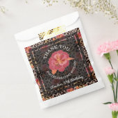 Leopard Floral Birthday Bedankt Bedankzakje (Gezegeld)