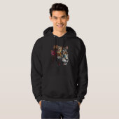 Leopard flower  animal leopard hoodie (Voorkant volledig)