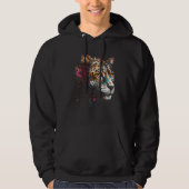 Leopard flower  animal leopard hoodie (Voorkant)