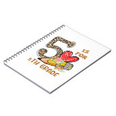 Leopard Flowers 5e graad student leraar Notitieboek (Linkerzijde)