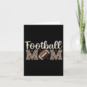 Leopard Football Mama Mama Vrouwen Football Speler Kaart