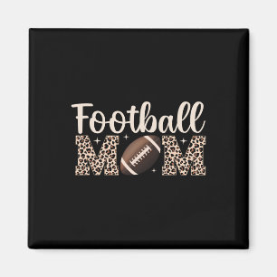 Leopard Football Mama Mama Vrouwen Football Speler Magneet