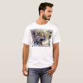 Leopard-foto T-shirt (Voorkant volledig)