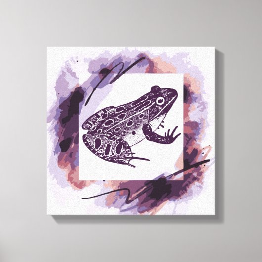 Leopard Frog Canvas Afdruk (Voorkant)