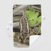 Leopard Frog Golf Towel Golfhanddoek (Insitu)