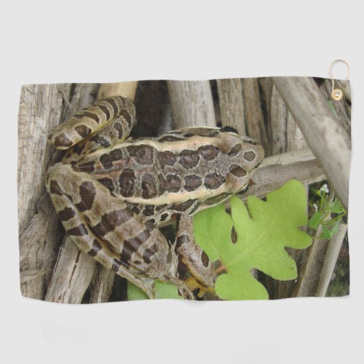 Leopard Frog Golf Towel Golfhanddoek (Horizontaal)