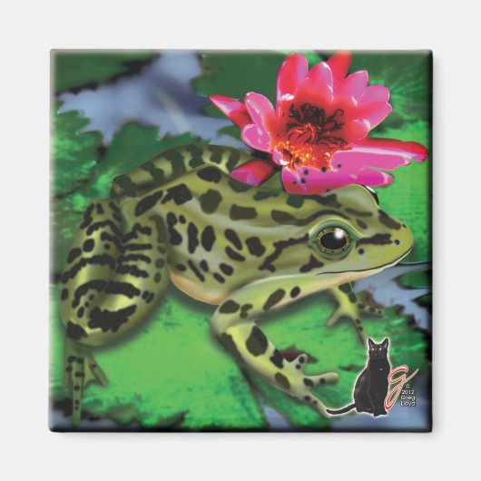 Leopard Frog Magnet (Voorkant)