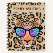 Leopard Funny die Daily schrijft Notitieboek (Voorkant)