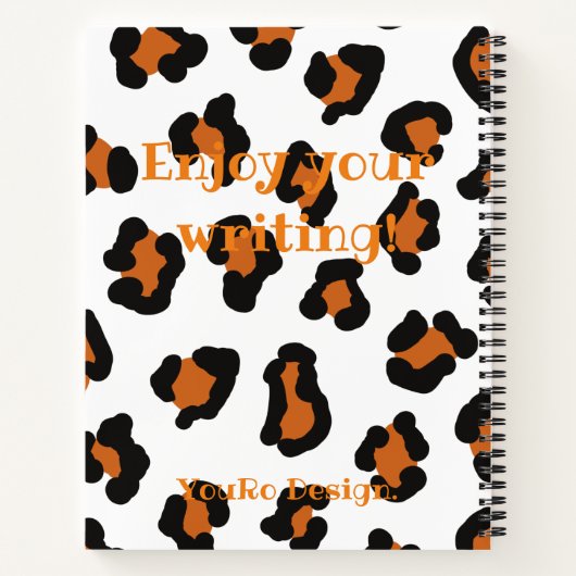 Leopard Funny geheugens Daily Notitieboek (Achterkant)