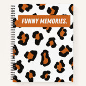 Leopard Funny geheugens Daily Notitieboek (Voorkant)