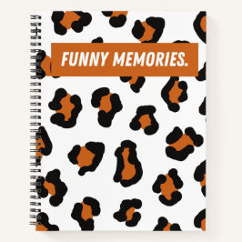 Leopard Funny geheugens Daily Notitieboek