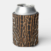Leopard Fur achtergrond  textuur Blikjeskoeler (Blikje Voorkant)