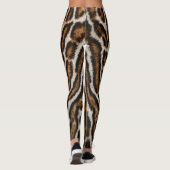Leopard Fur achtergrond textuur Leggings (Achterkant)
