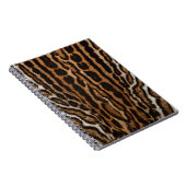 Leopard Fur achtergrond  textuur Notitieboek (Rechterzijde)