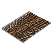 Leopard Fur achtergrond  textuur Notitieboek (Linkerzijde)