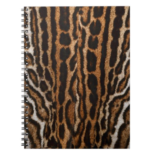 Leopard Fur achtergrond  textuur Notitieboek (Voorkant)