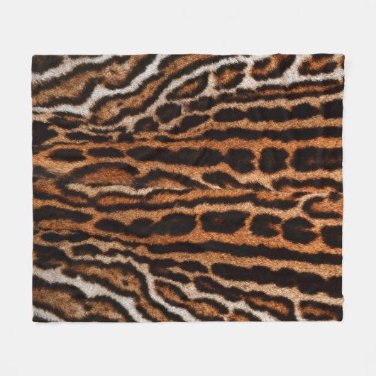 leopard fur background texture fleece deken (Voorkant (Horizontaal))