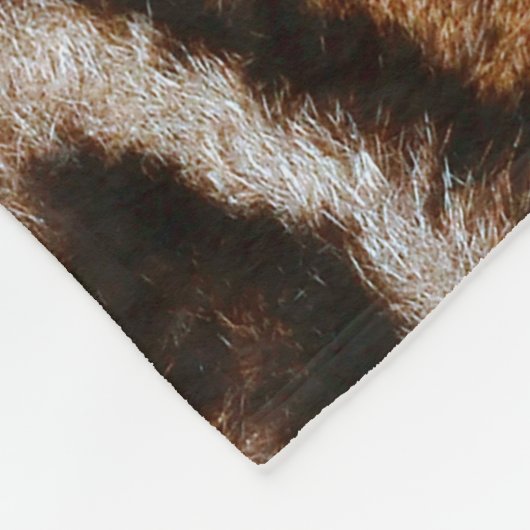 leopard fur background texture fleece deken (Hoek)