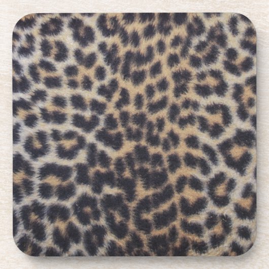 Leopard Fur Bier Onderzetter (Voorkant)